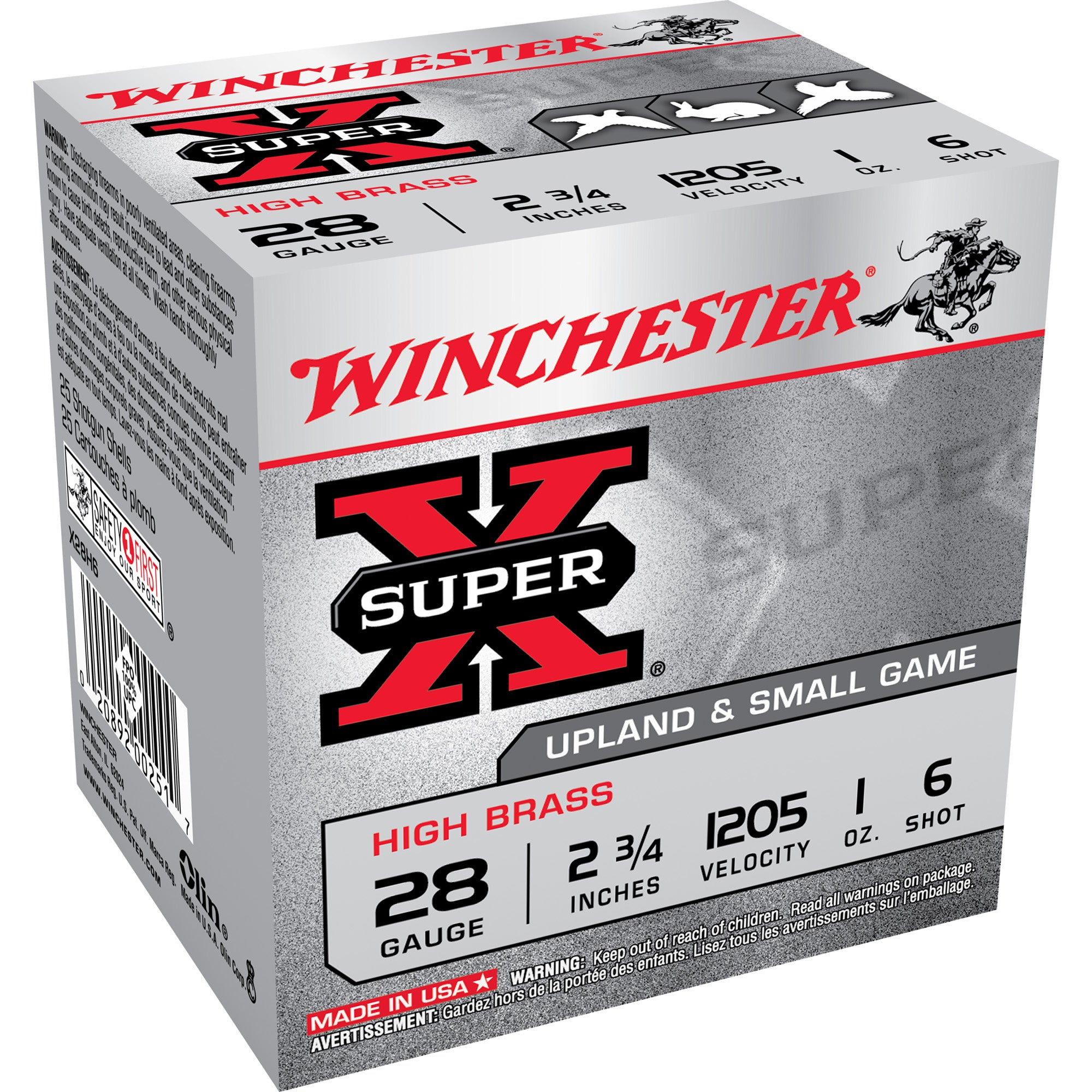 WIN SPR-X HB 28GA 2.75" #6 25/250 - American Ordnance
