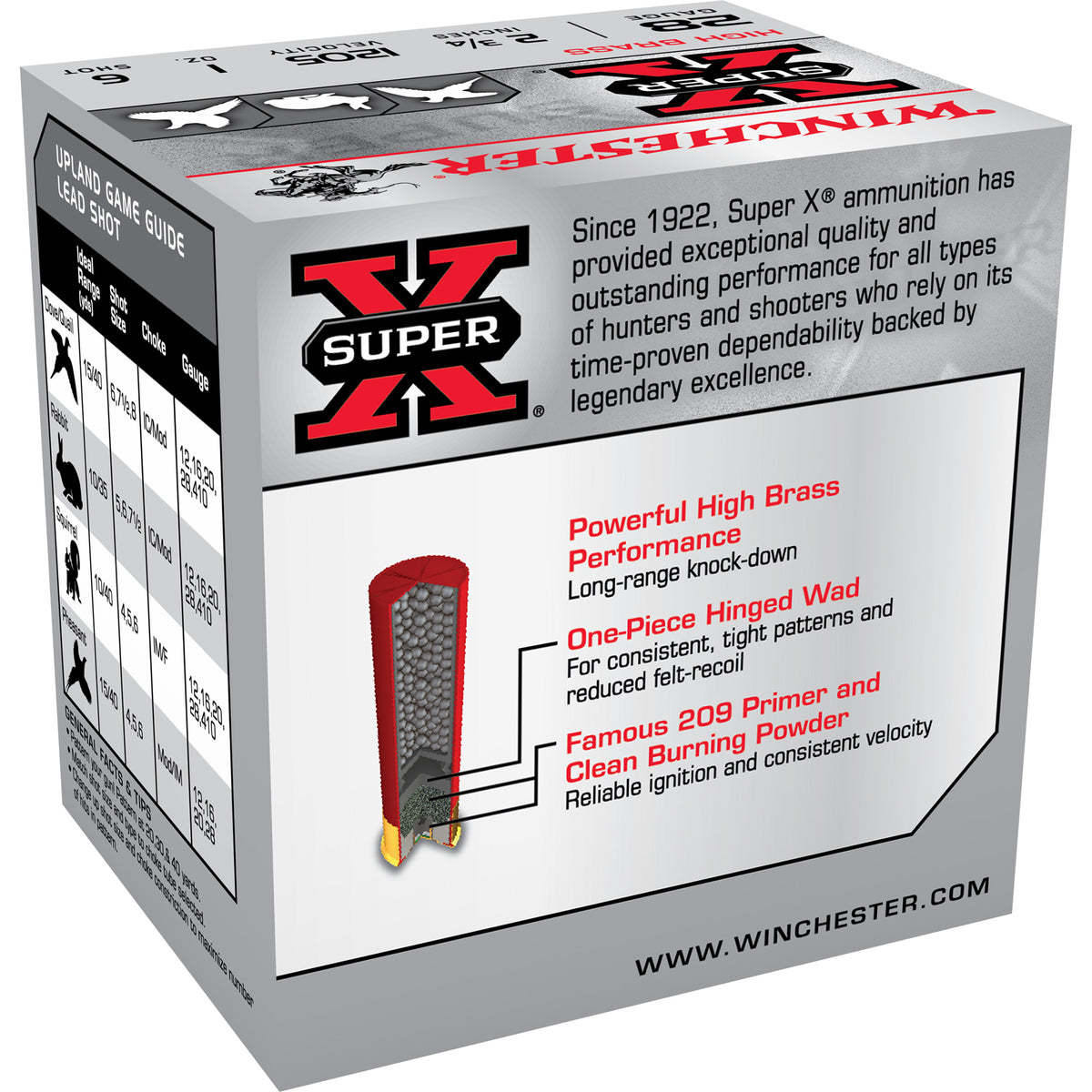WIN SPR-X HB 28GA 2.75&quot; #6 25/250 - American Ordnance
