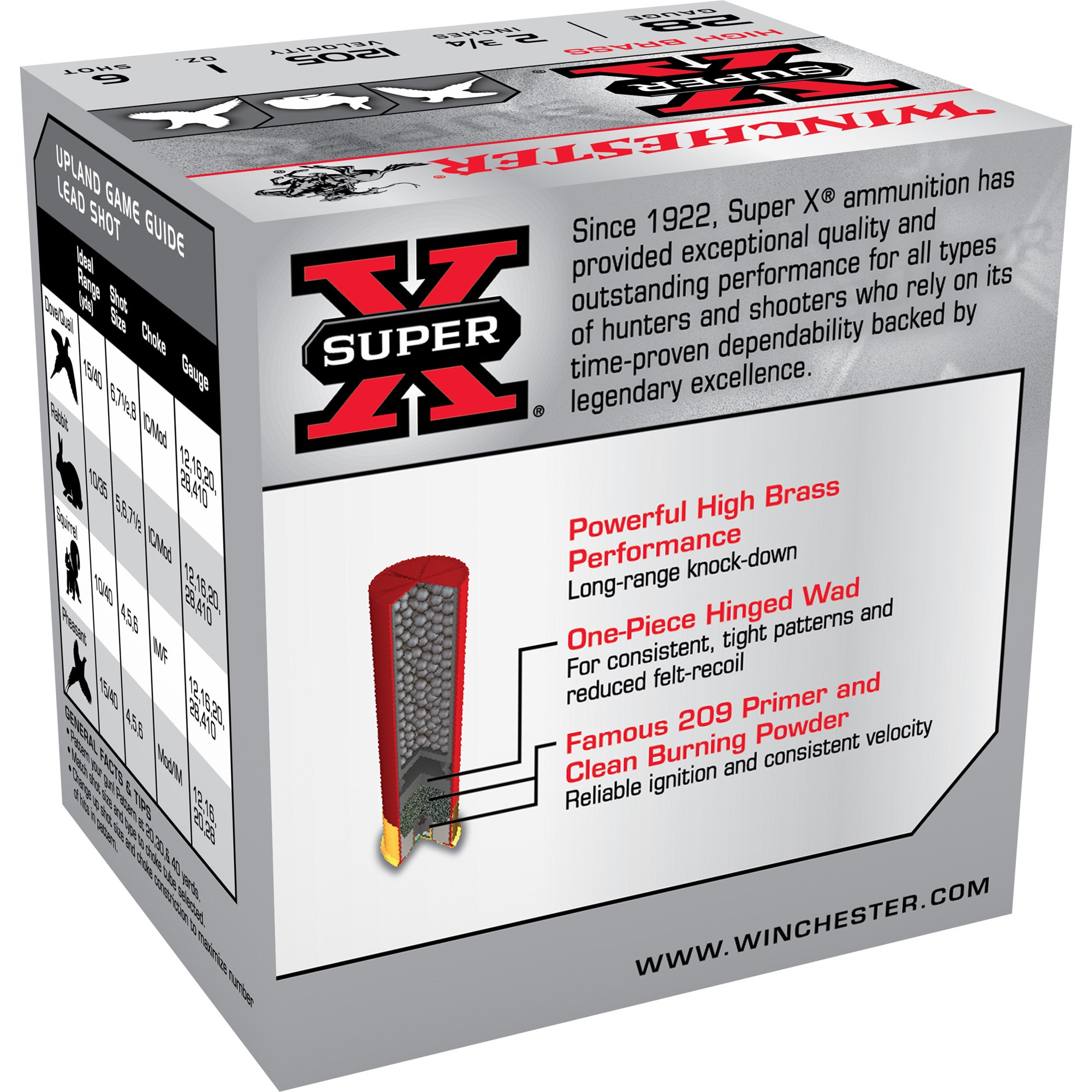 WIN SPR-X HB 28GA 2.75" #6 25/250 - American Ordnance