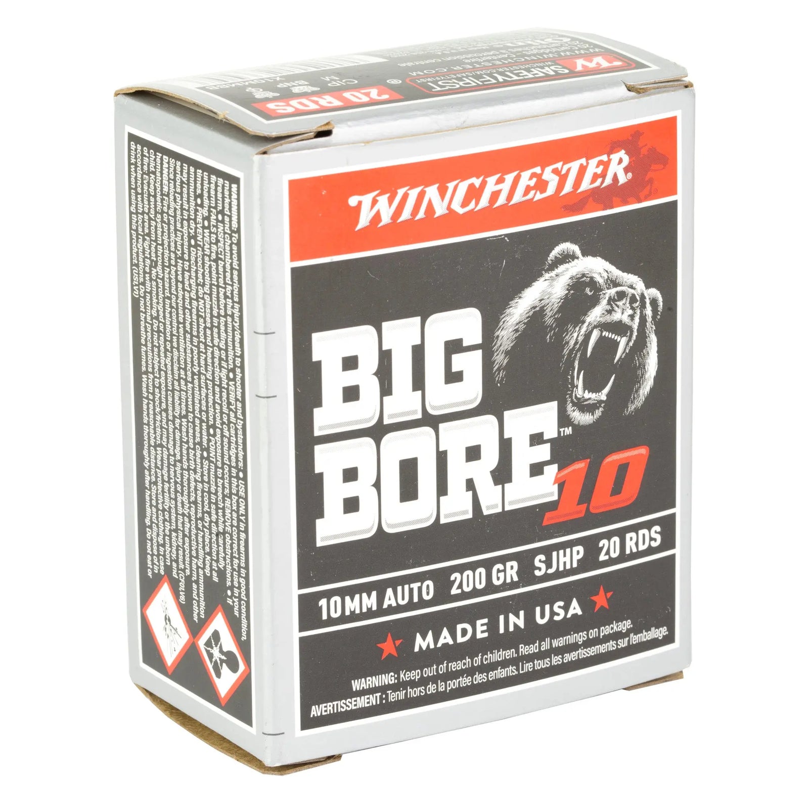 WIN BIG BORE 10MM 200GR 20/200 - American Ordnance