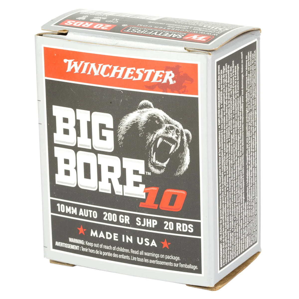 WIN BIG BORE 10MM 200GR 20/200 - American Ordnance