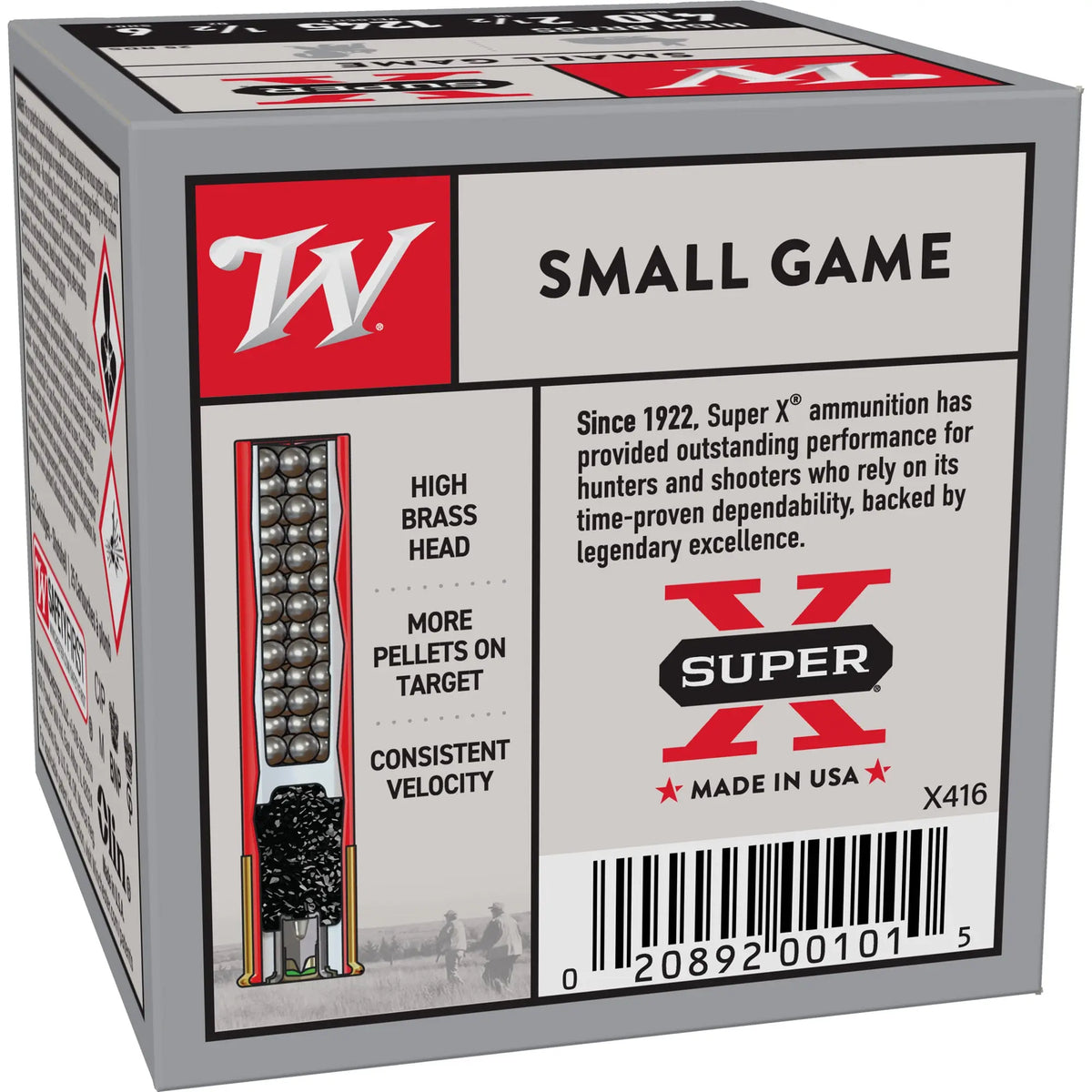 WIN SPR-X UPLND 410GA 2.5&quot; #6 25/250 - American Ordnance