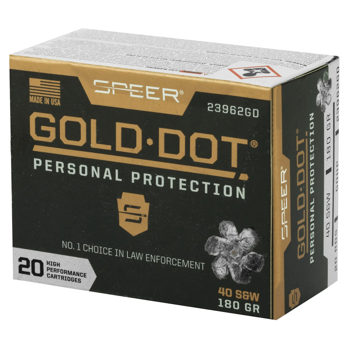 SPR GOLD DOT 40SW 180GR HP 20/200 - American Ordnance