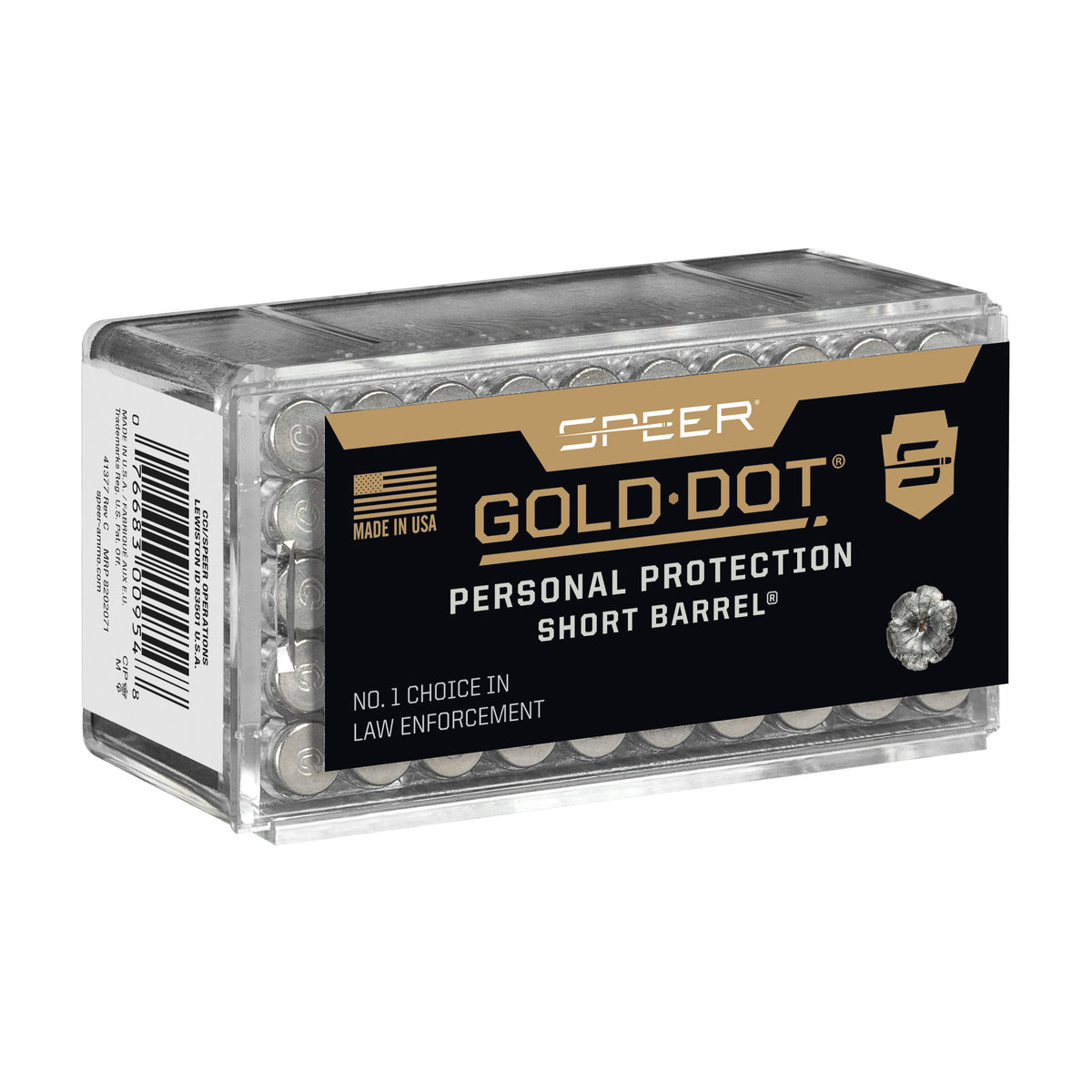 SPEER GOLD DOT 22WMR 40GR SHRT BRL 50RD