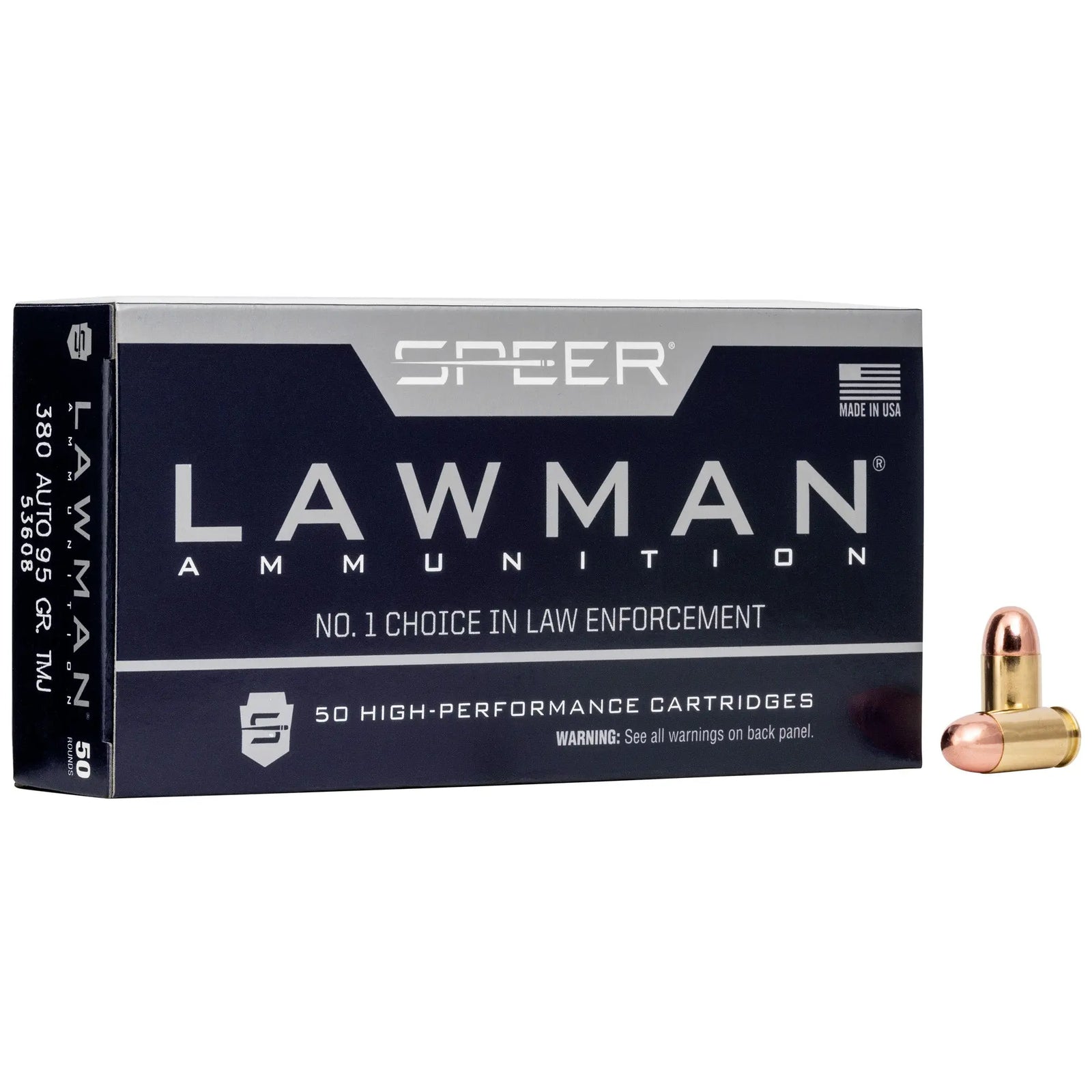 SPR LAWMAN 380ACP 95GR TMJ 50/1000 - American Ordnance