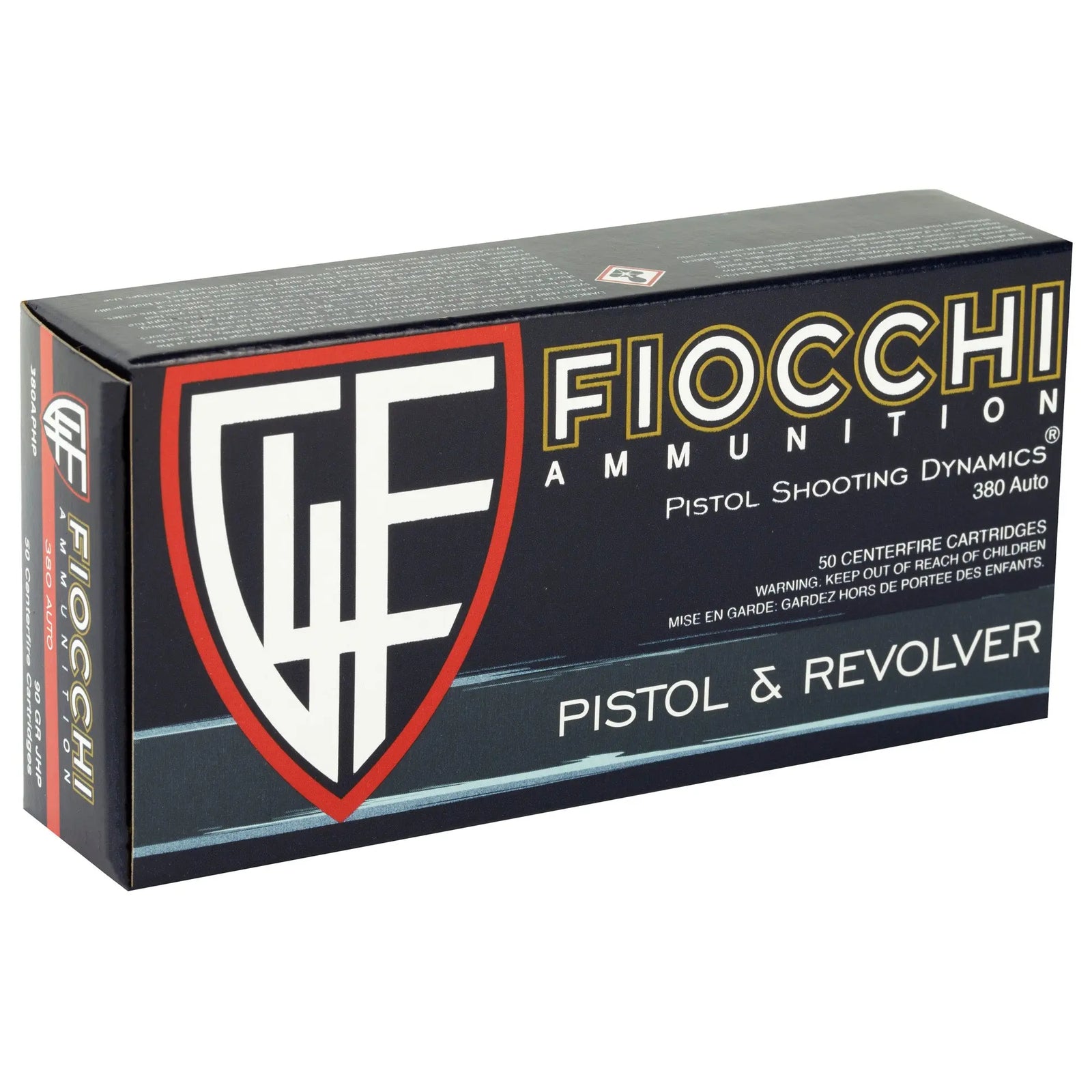 FIOCCHI 380ACP 90GR JHP 50/1000 - American Ordnance