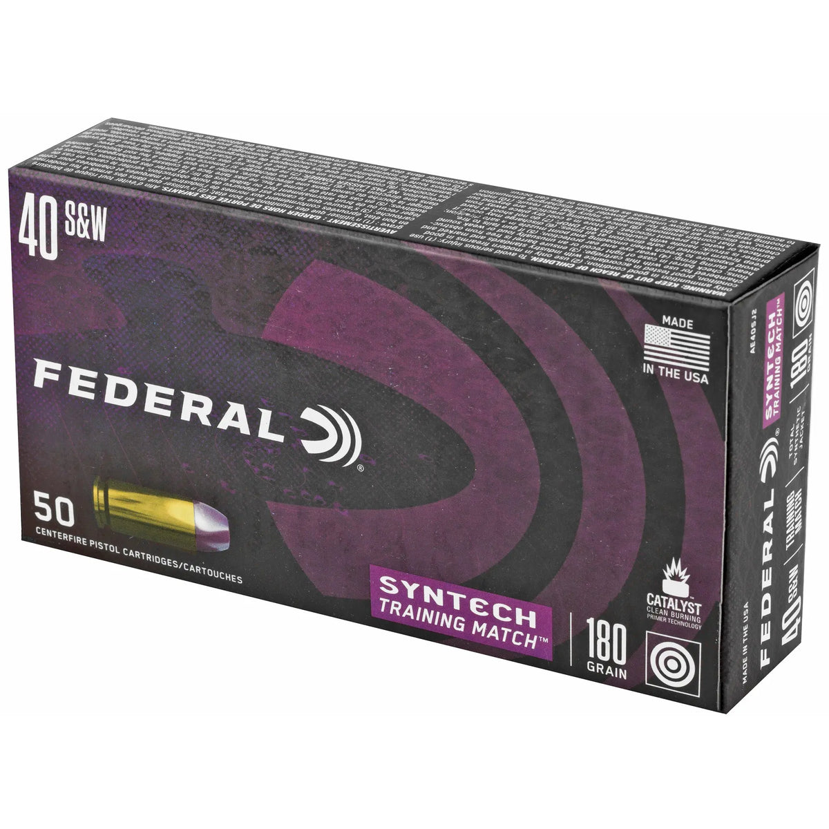 FED SYNTECH 40SW 180GR TSJ 50/500 - American Ordnance