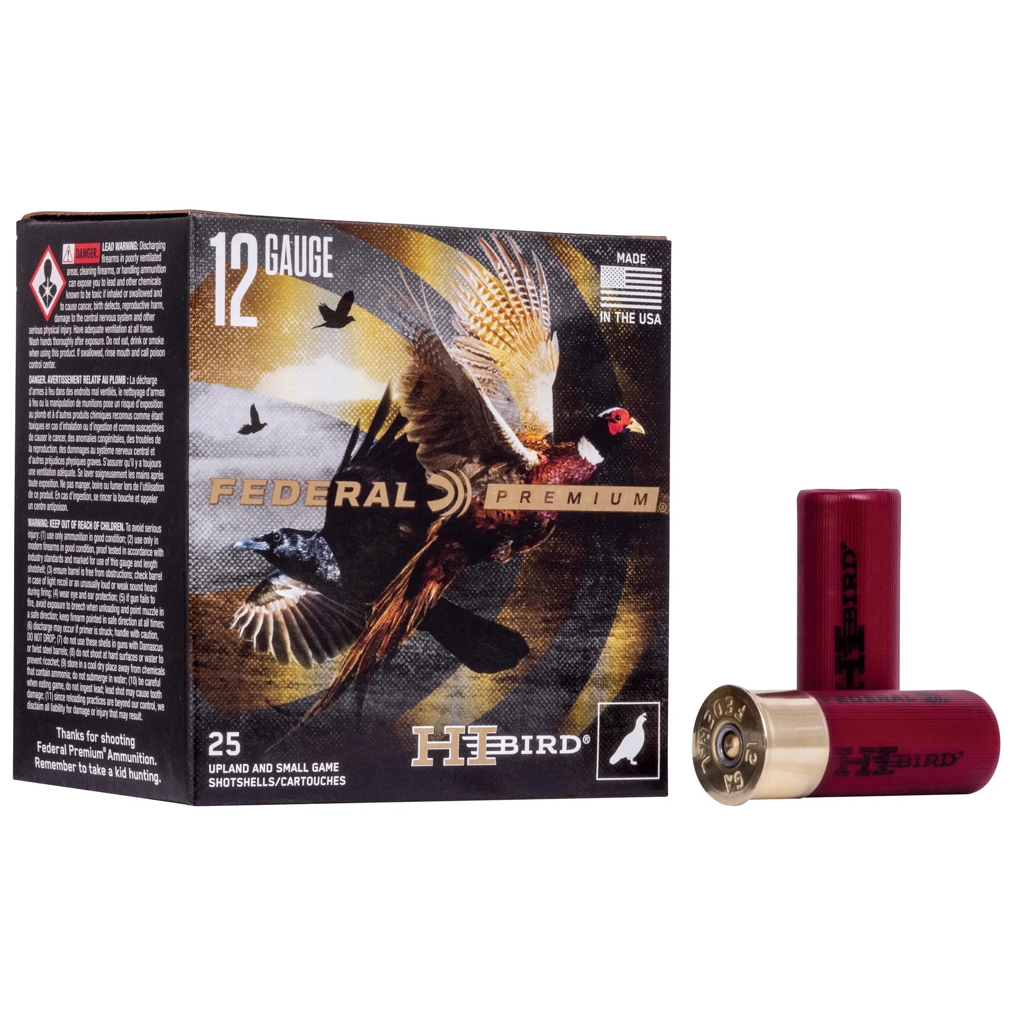FED HI-BIRD 12GA 2.75" #6 25/250 - American Ordnance