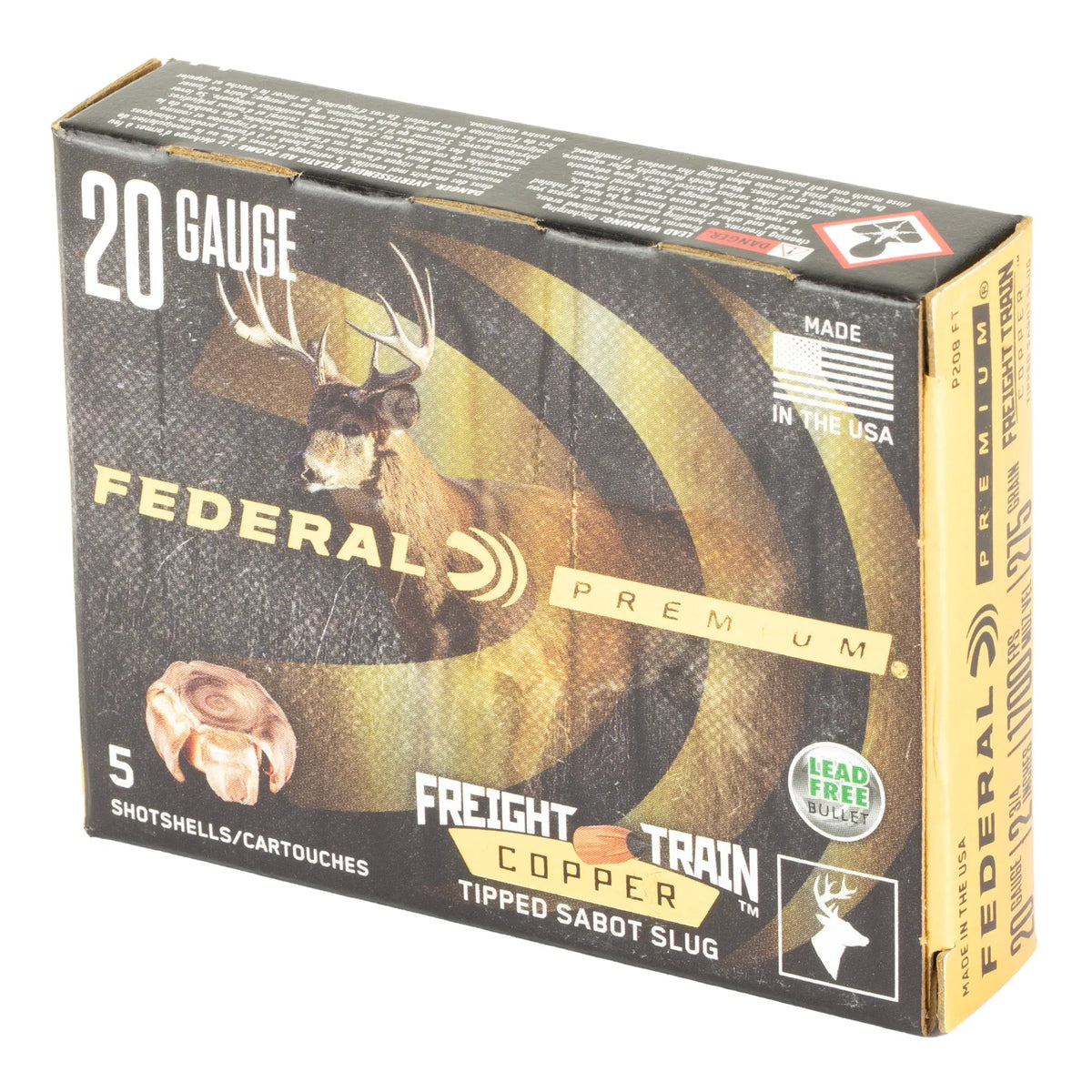 FED FRT TRN 20GA 2.75 275GR SLG 5/50 - American Ordnance