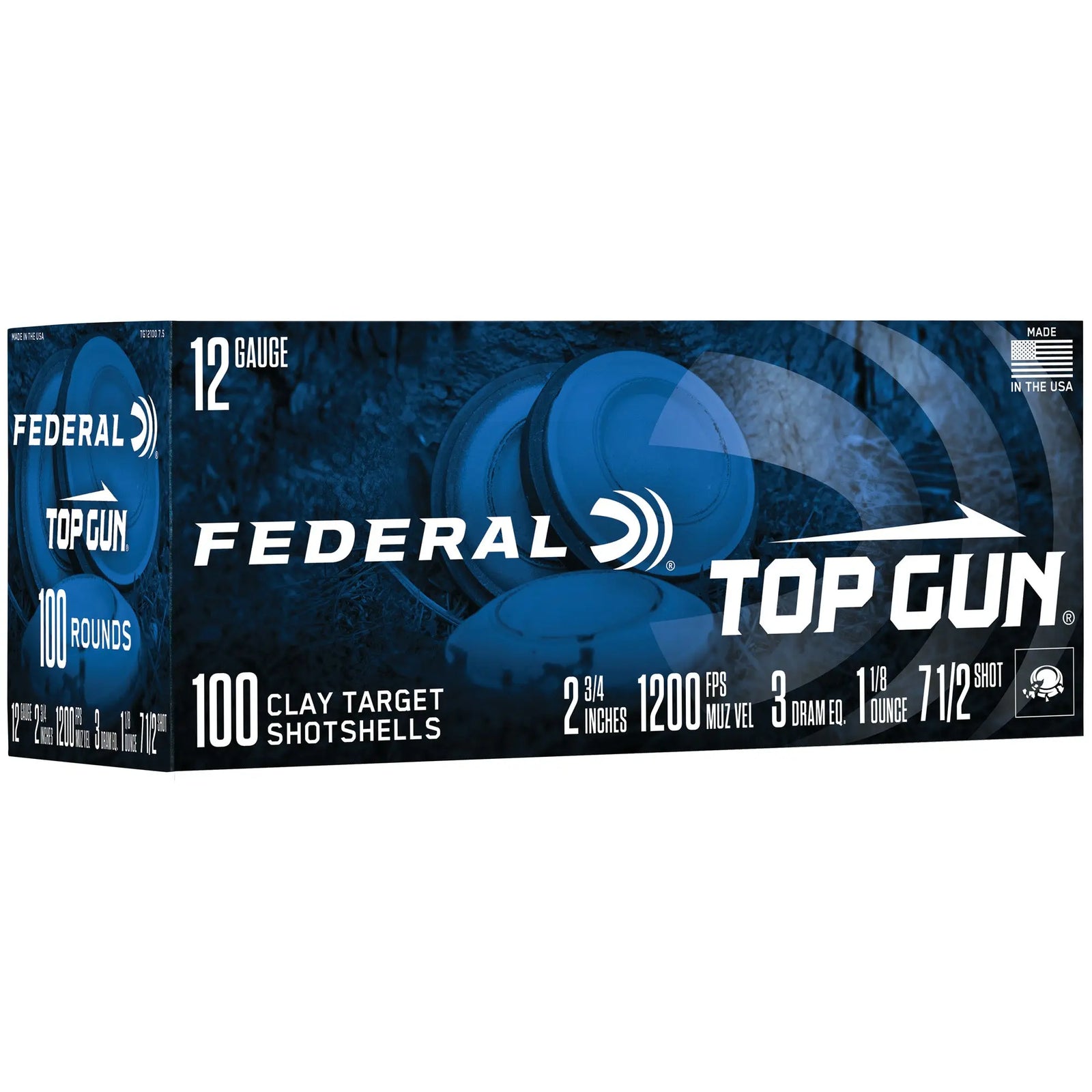 FED TOP GUN 12GA 2.75" #7.5 100/200 - American Ordnance