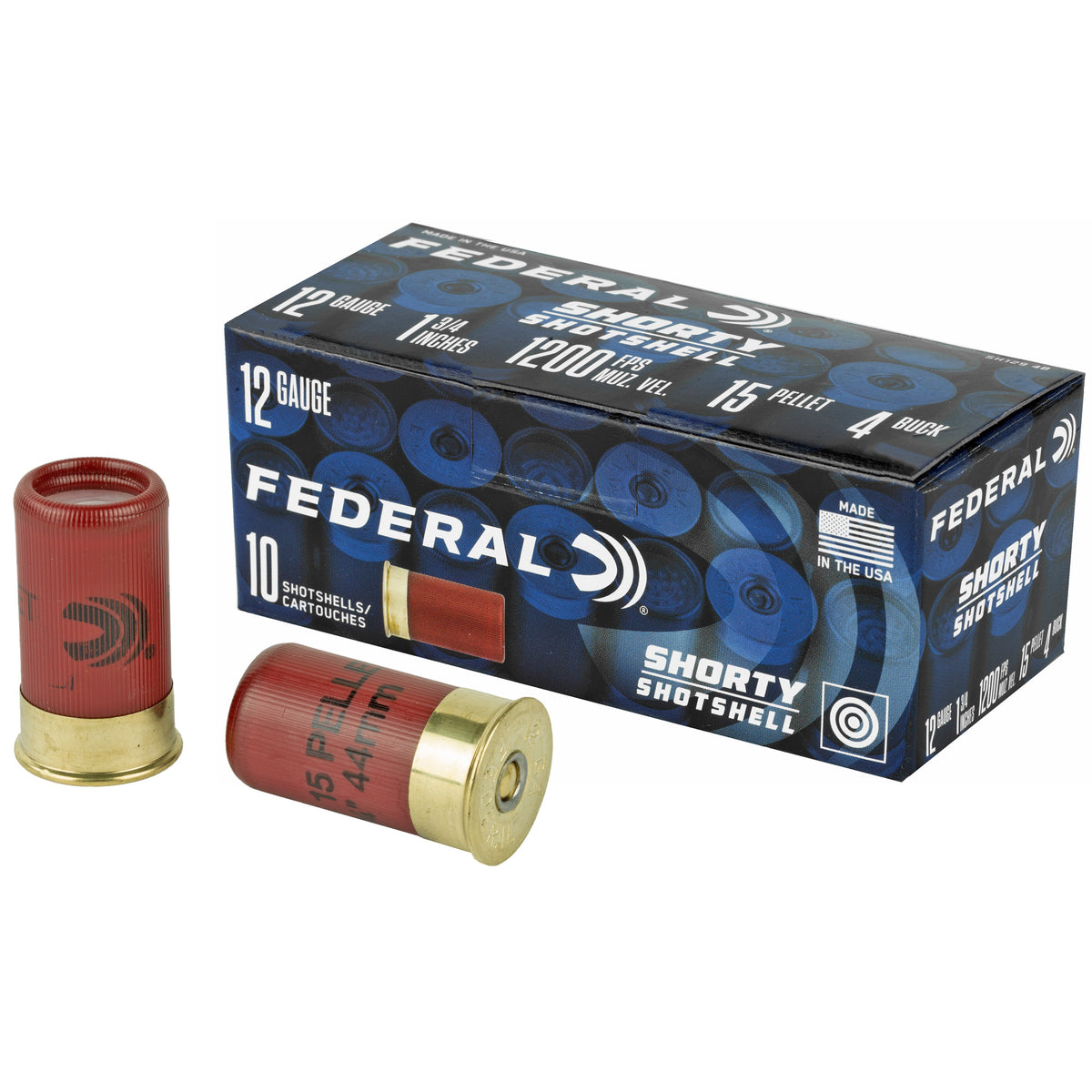 FED SHRTY SS 12GA 1.75&quot; 4BCK 10/100 - American Ordnance
