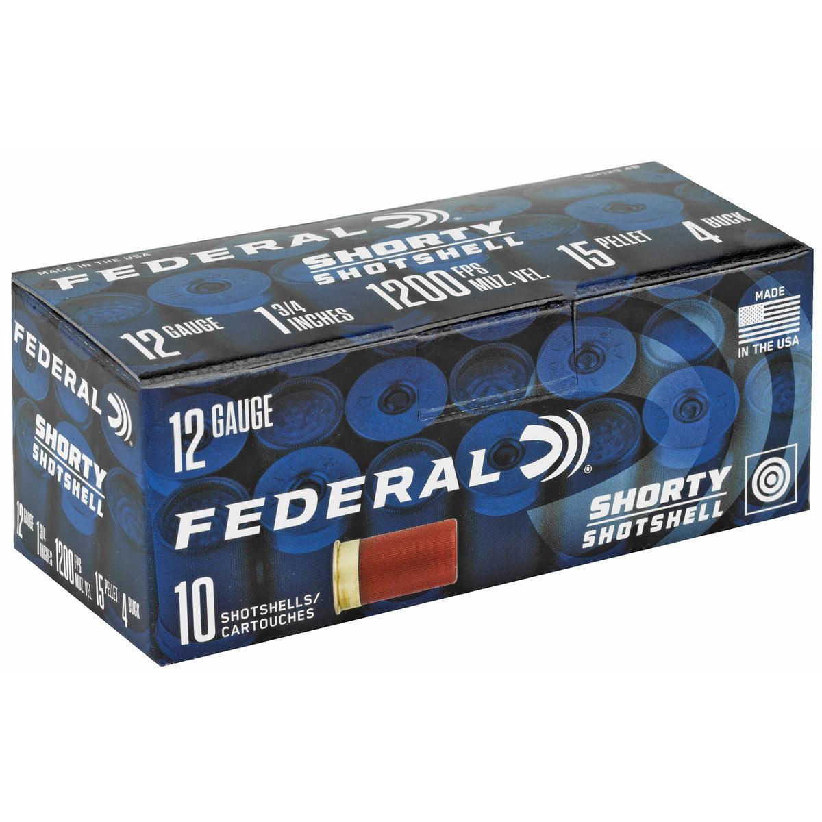 FED SHRTY SS 12GA 1.75&quot; 4BCK 10/100 - American Ordnance