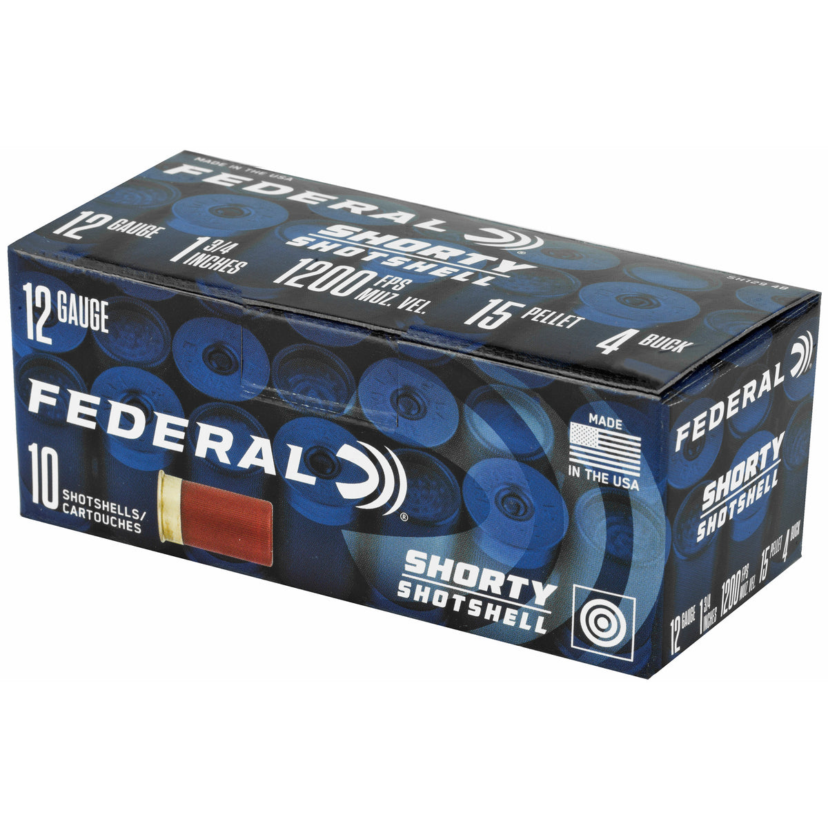 FED SHRTY SS 12GA 1.75&quot; 4BCK 10/100 - American Ordnance