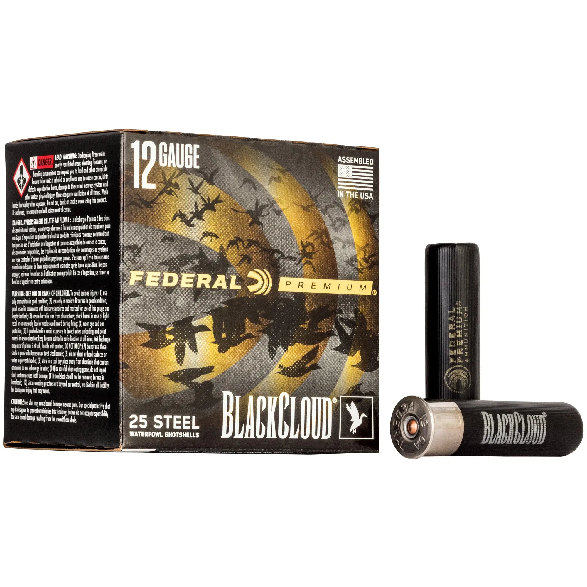 FED BLK CLOUD 12GA 3.5" BB 25/250 - American Ordnance