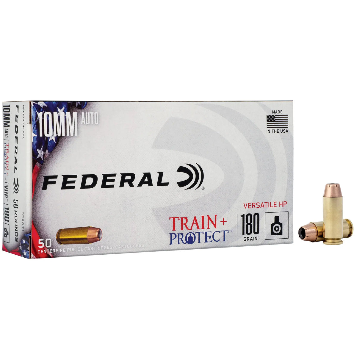 FED TRAIN/PROTCT 10MM 180GR VHP 50 - American Ordnance