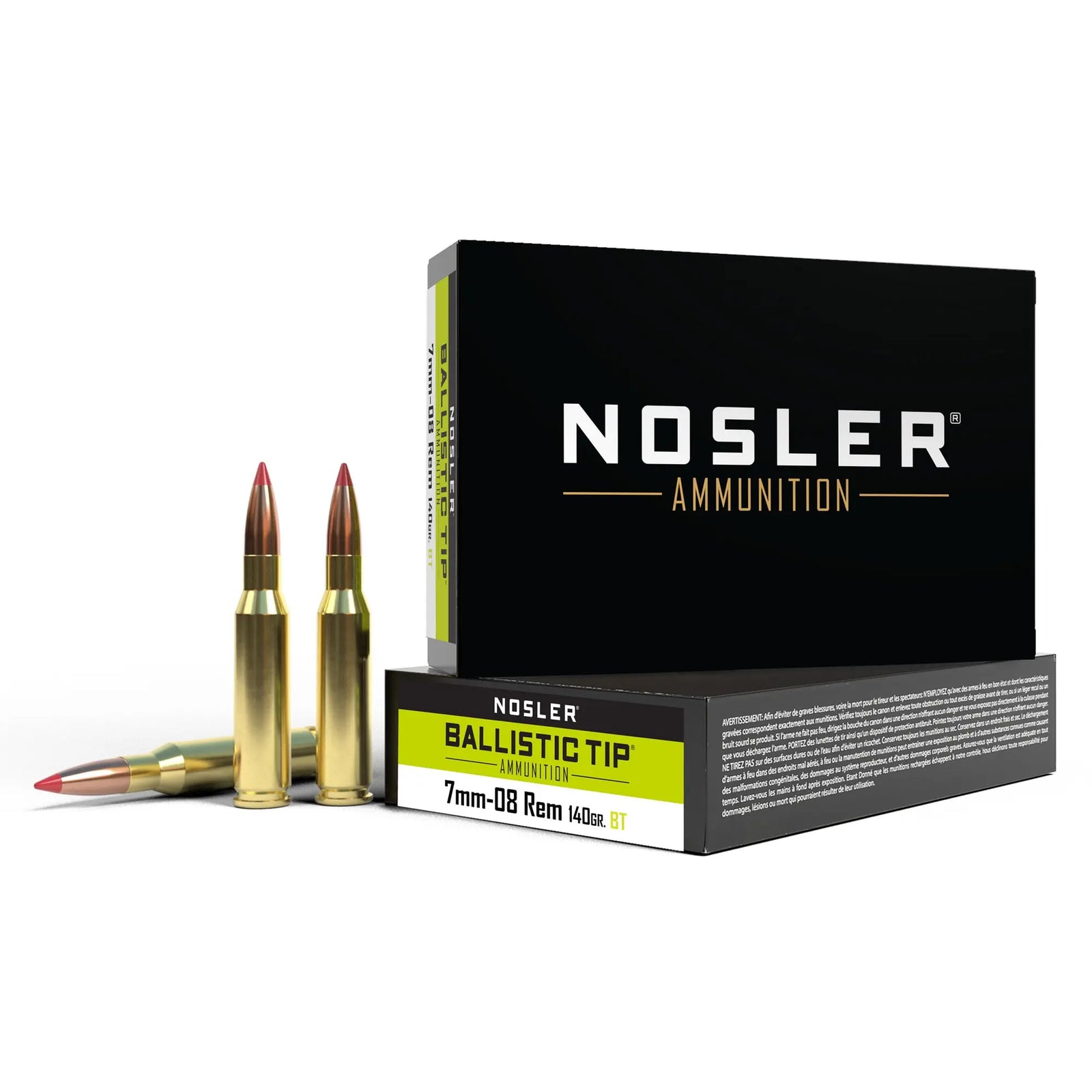 NOSLER 7MM-08 140GR BT 20/200 - American Ordnance