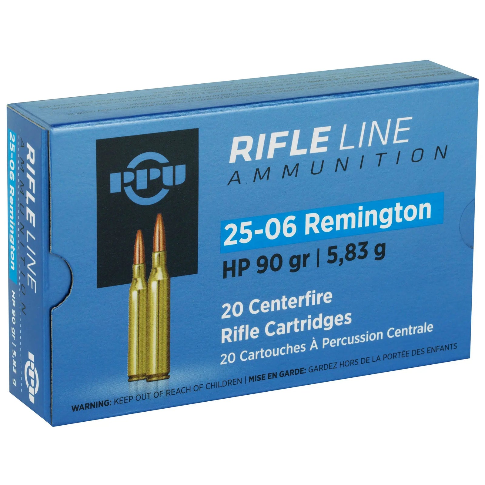 PPU 25-06REM HP 90GR 20/200 - American Ordnance