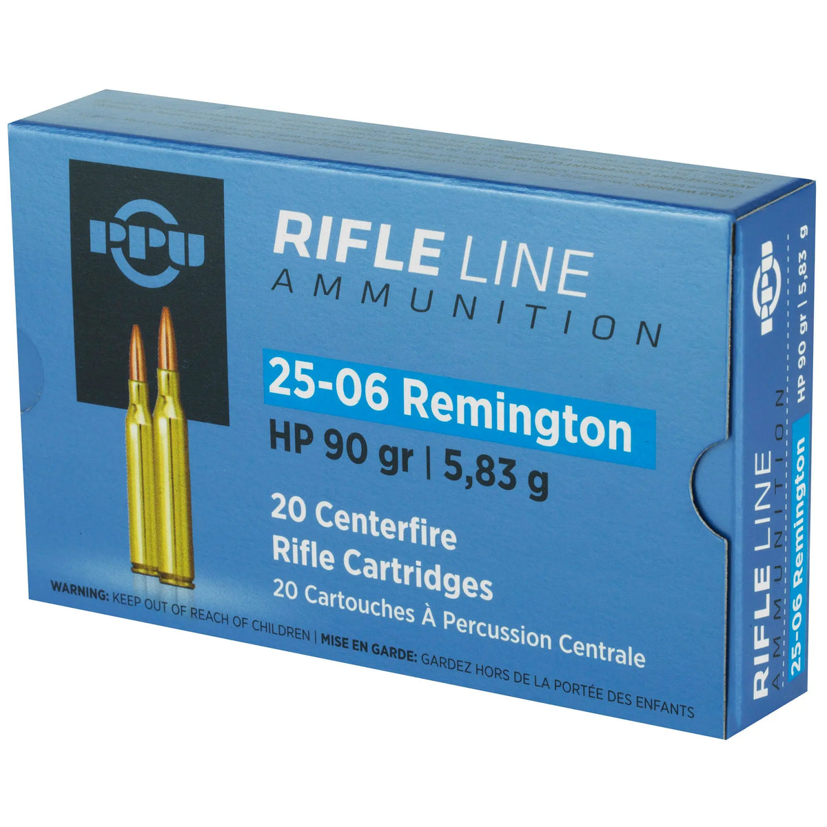 PPU 25-06REM HP 90GR 20/200 - American Ordnance