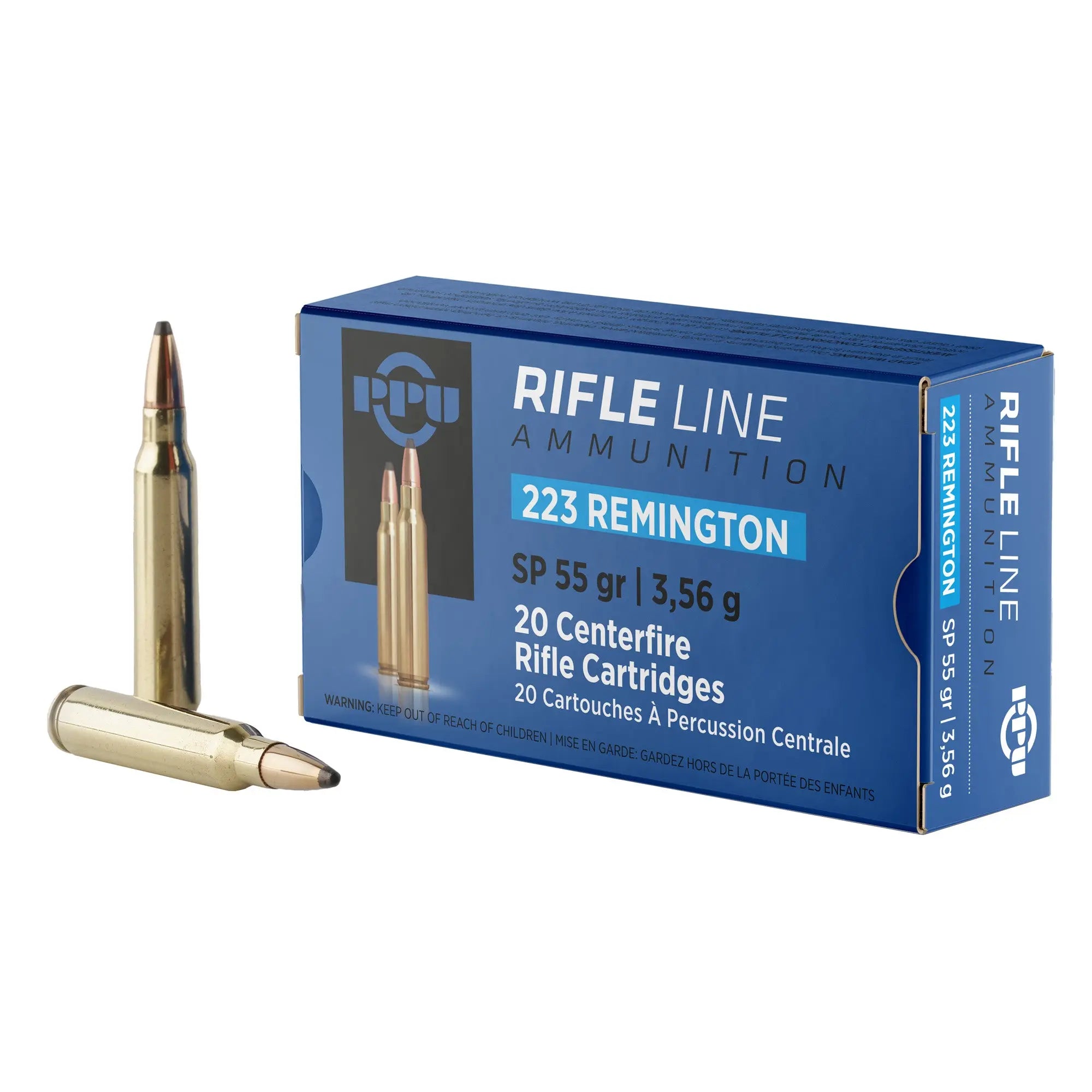 PPU 223REM SP 55GR 20/1000 - American Ordnance