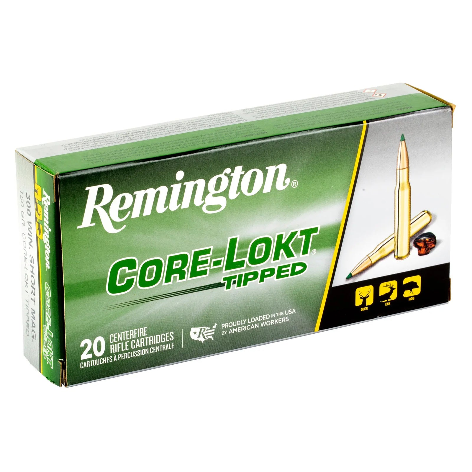 REM 300 WSM 150GR CLOK TIPPED 20/200 - American Ordnance