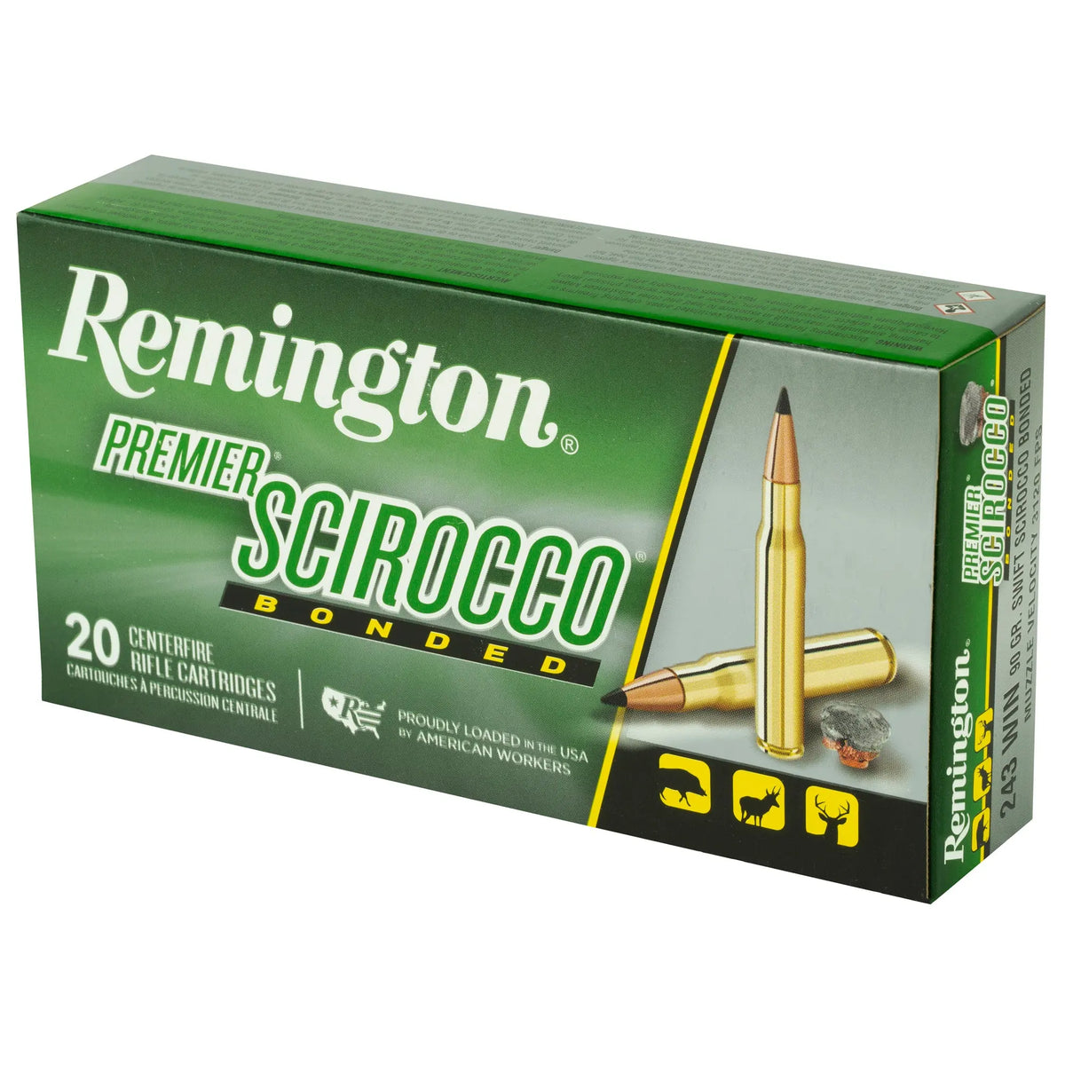 REM SWIFT SCR 243WIN 90GR 20/200 - American Ordnance