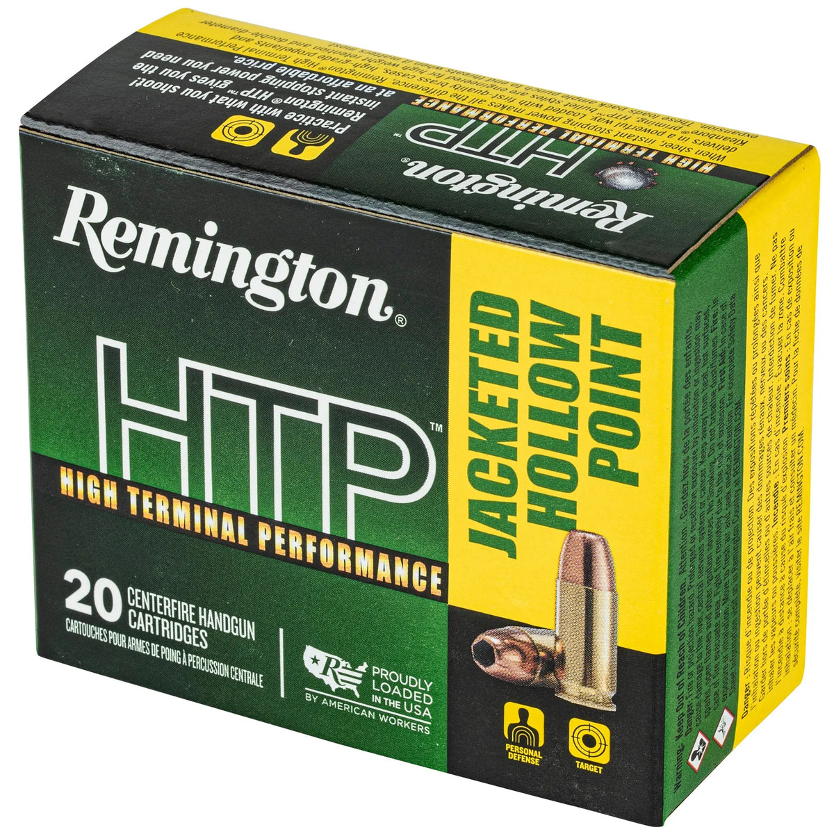 REM HTP 9MM +P 115GR JHP 20/500 - American Ordnance
