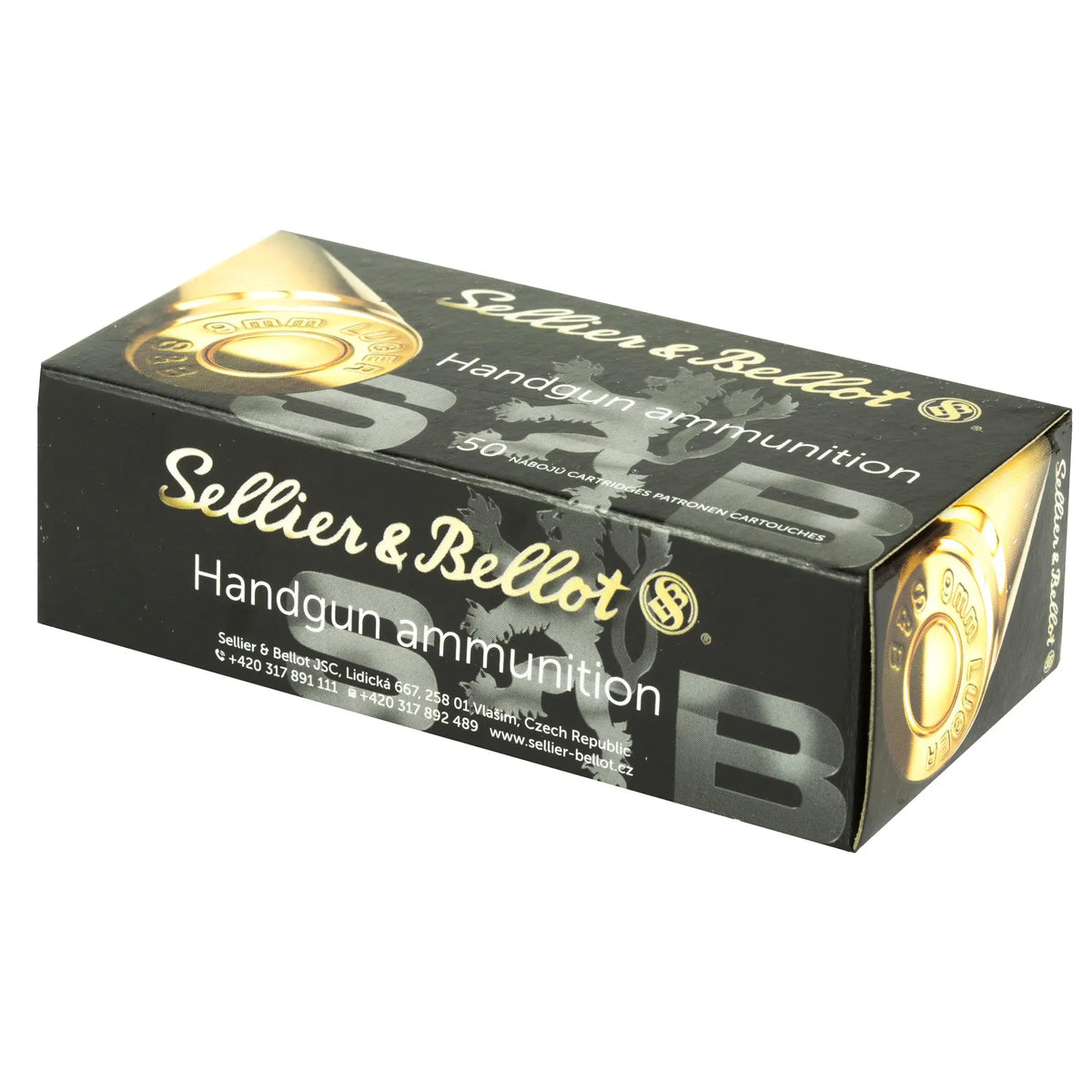 S&amp;B 9MM SUBSONIC 150GR FMJ 50/1000 - American Ordnance