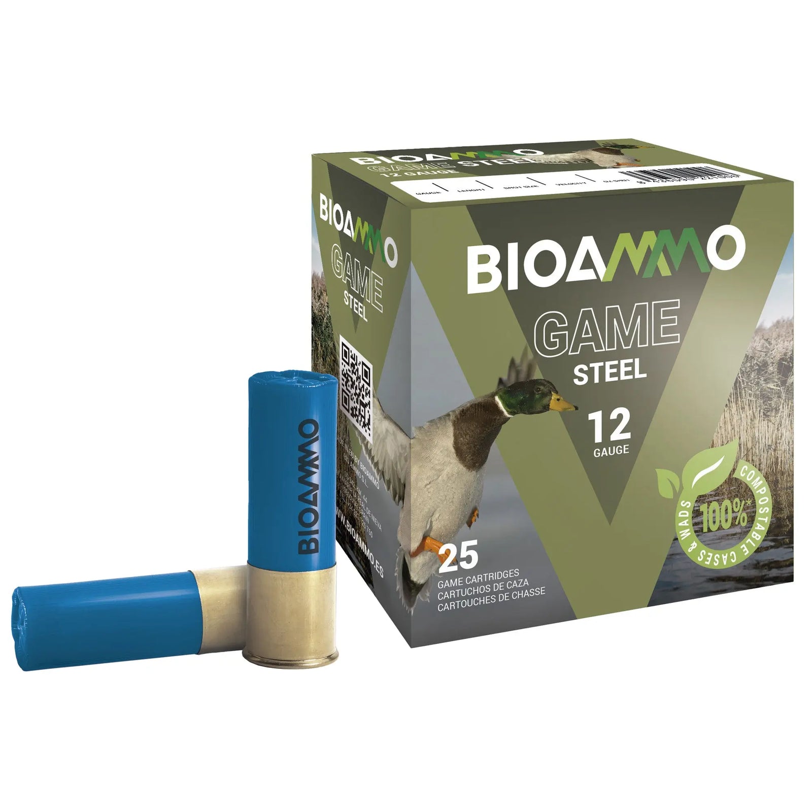 WIN BIOAMMO 12GA 2.75" #4 25/250 - American Ordnance