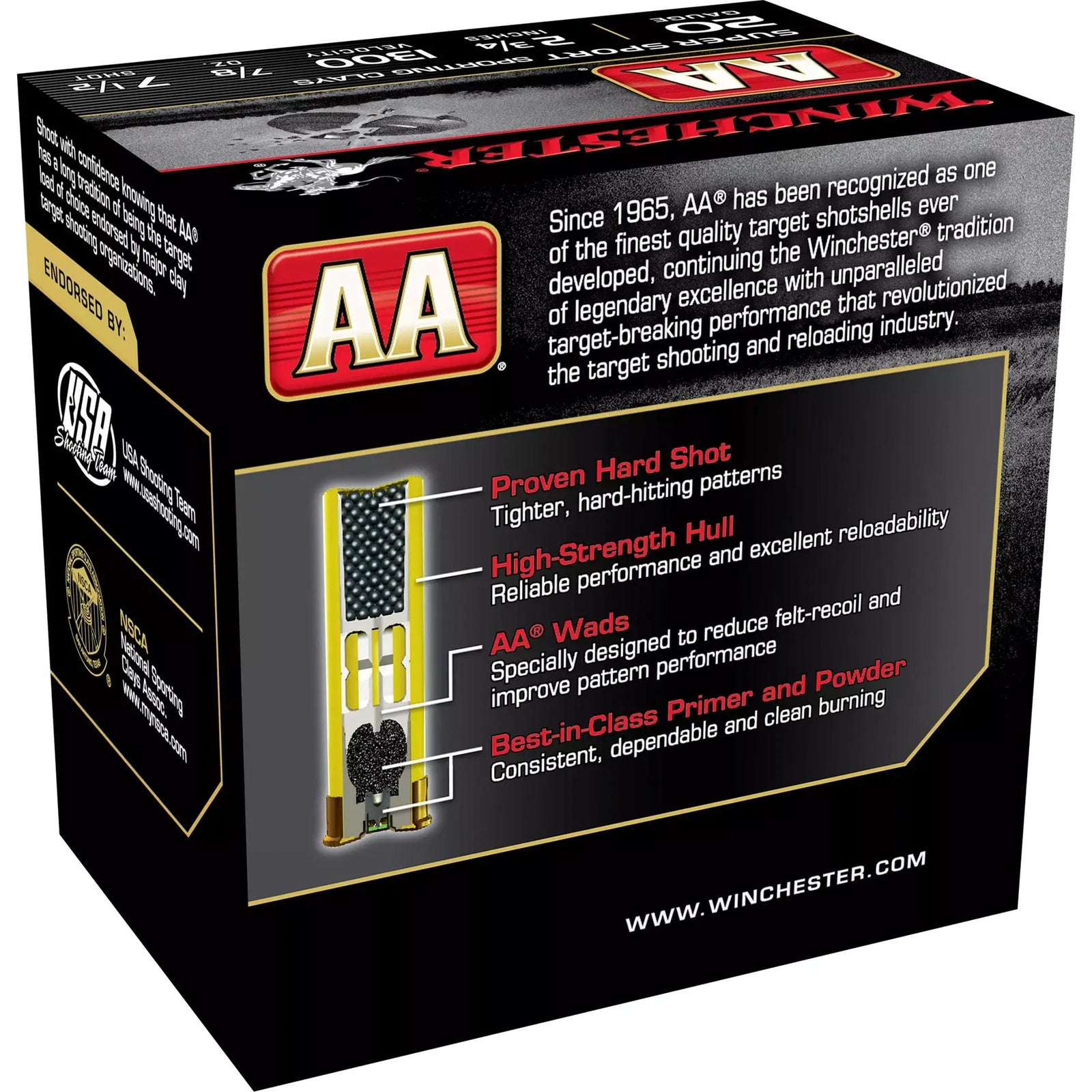 WIN AA SPRT SC 20GA 2.75 #7.5 25/250 - American Ordnance