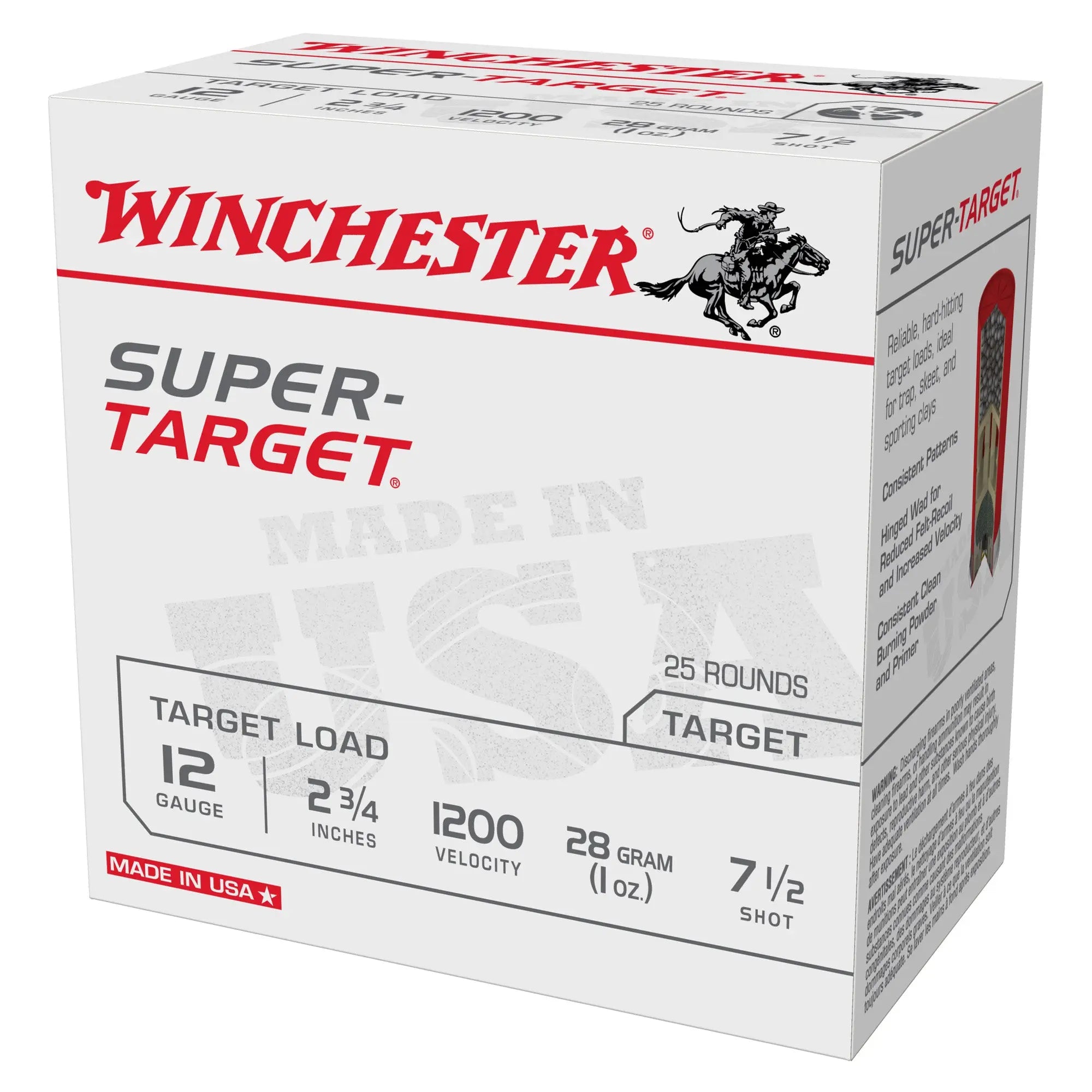 WIN SPR-TRGT 12GA 2-3/4" #7.5 25/250 - American Ordnance