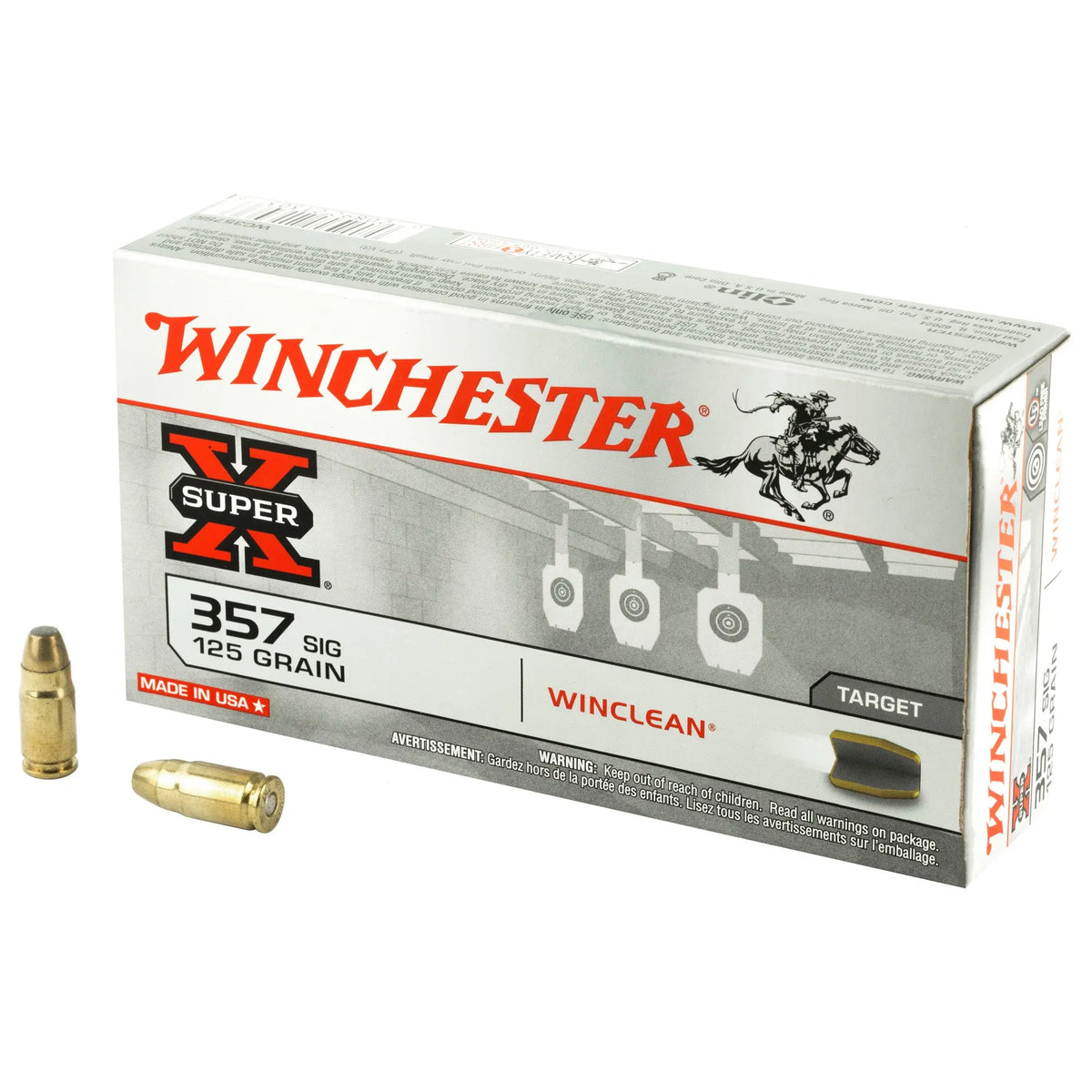 WIN SPRX WINCLEAN 357SIG 125GR 50/ - American Ordnance