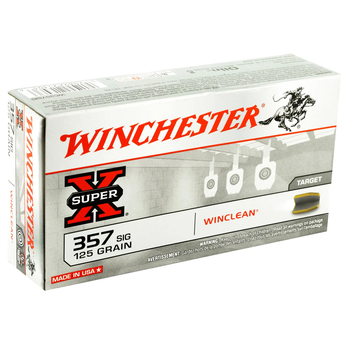 WIN SPRX WINCLEAN 357SIG 125GR 50/ - American Ordnance