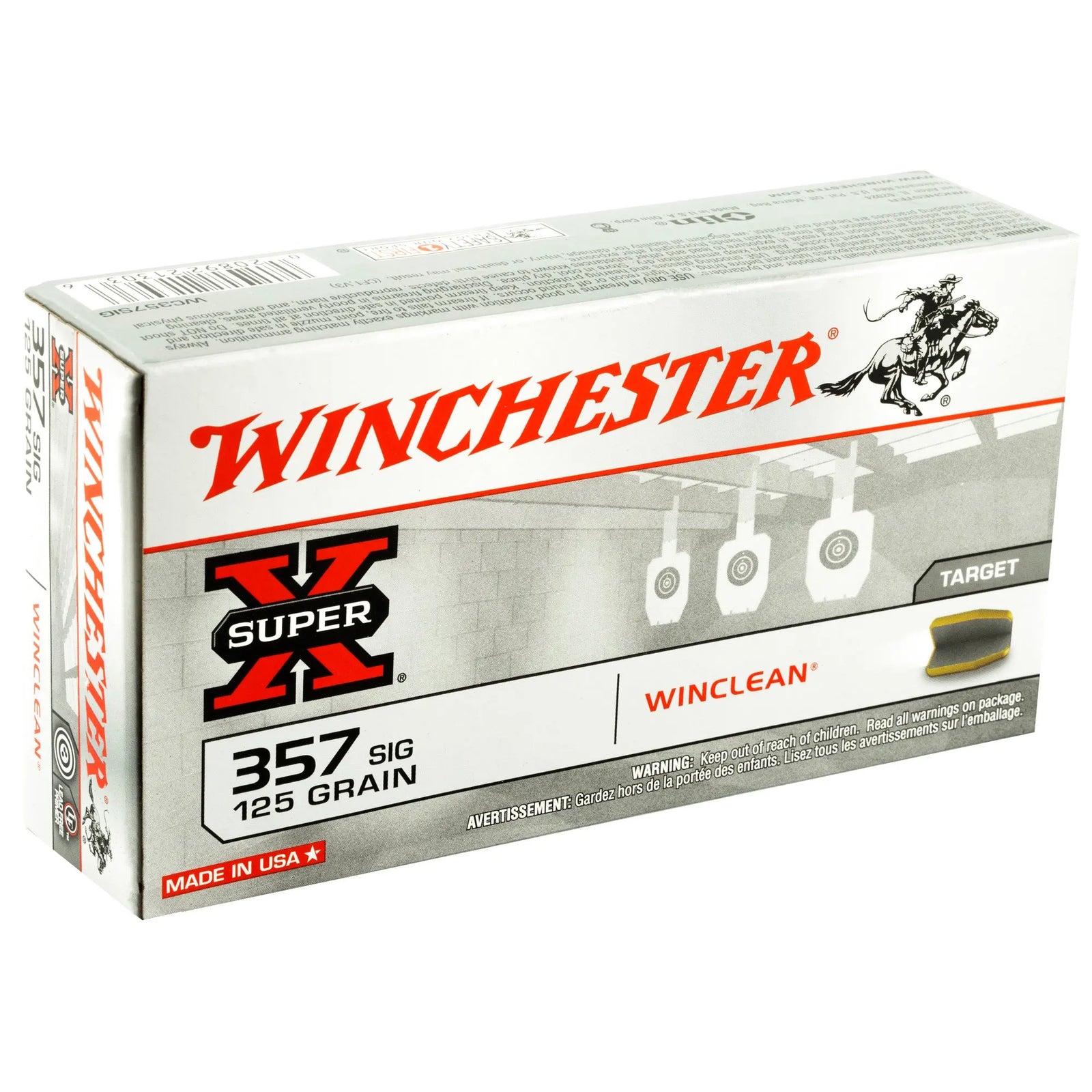WIN SPRX WINCLEAN 357SIG 125GR 50/ - American Ordnance