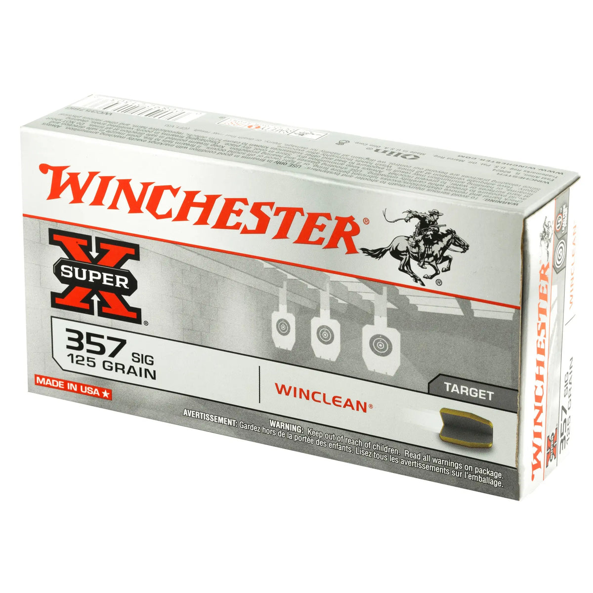 WIN SPRX WINCLEAN 357SIG 125GR 50/ - American Ordnance
