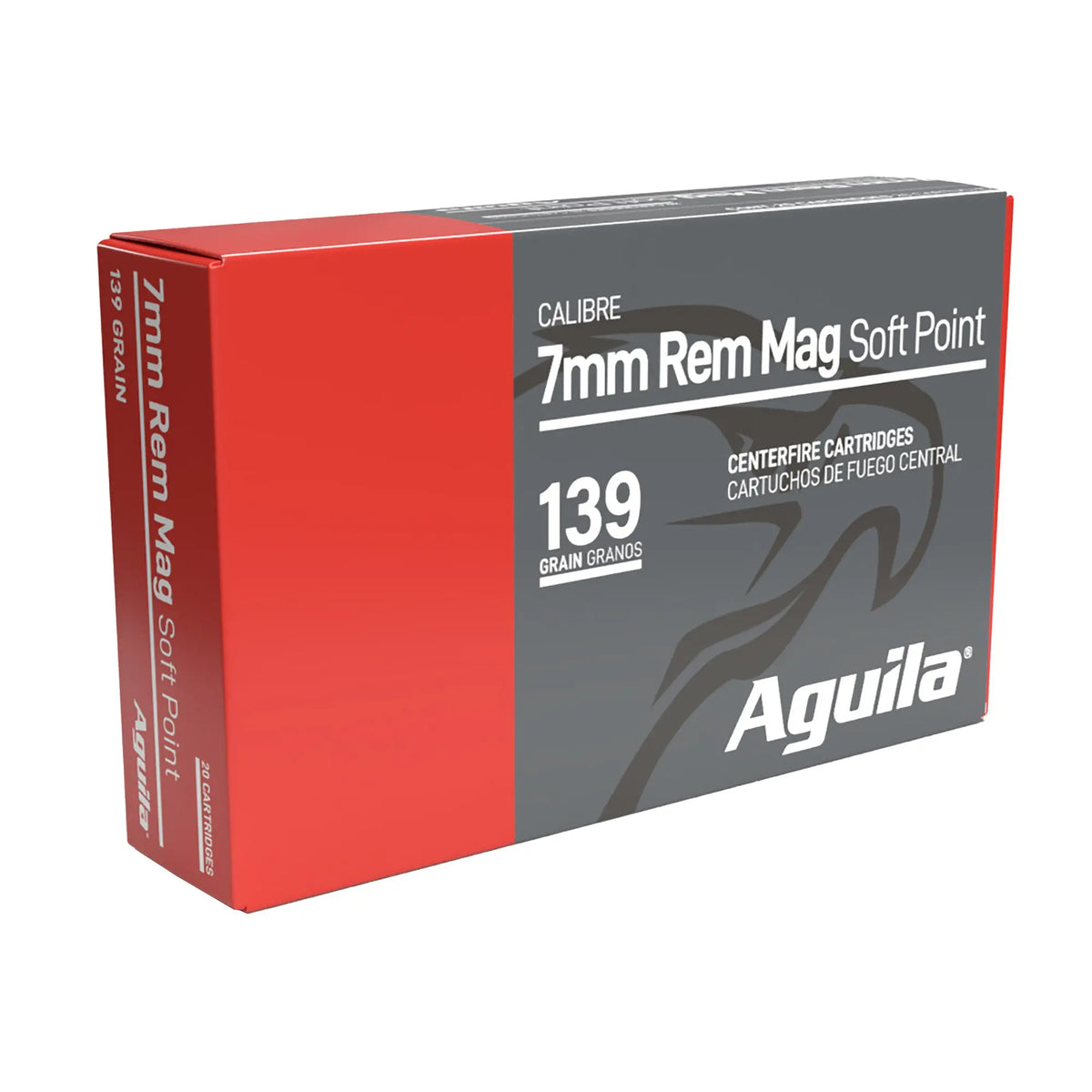 AGUILA 7MM REM MAG 139GR SP 20/200 - American Ordnance