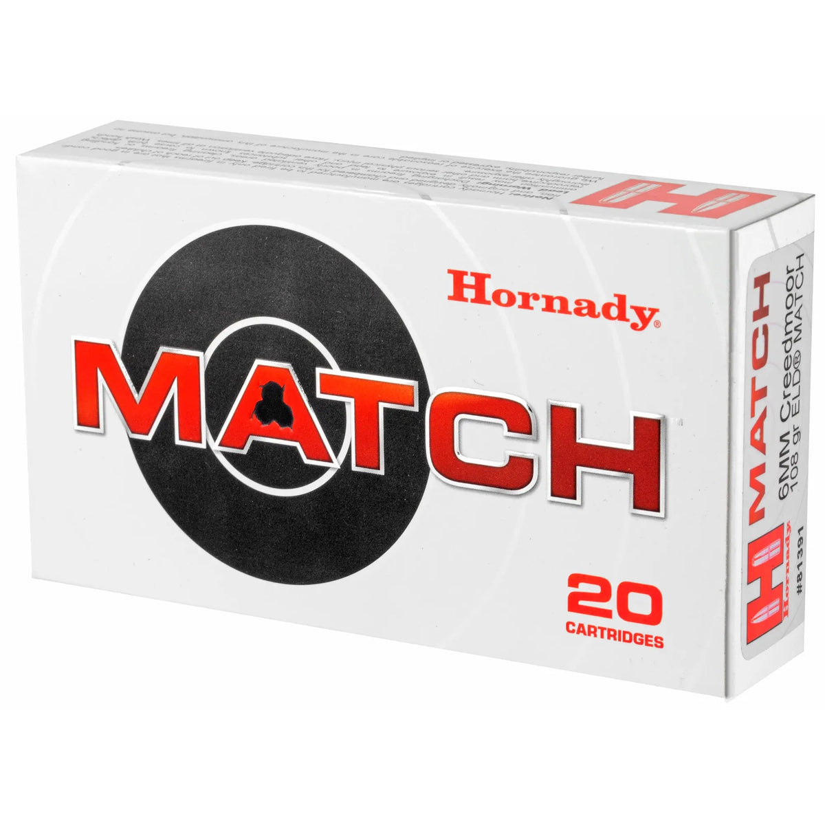 HRNDY 6MM CREED 108GR ELD-M 20/200 - American Ordnance