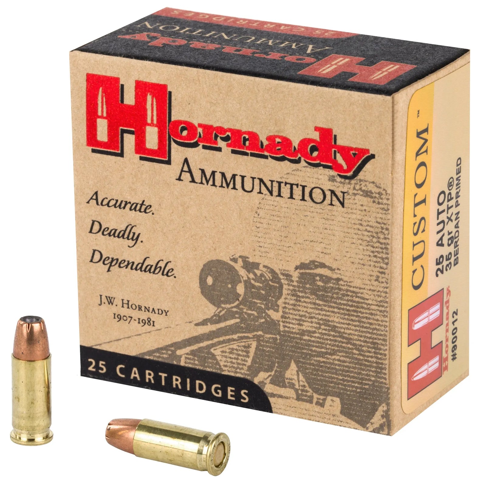 HRNDY 25ACP 35GR JHP/XTP 25/250 - American Ordnance