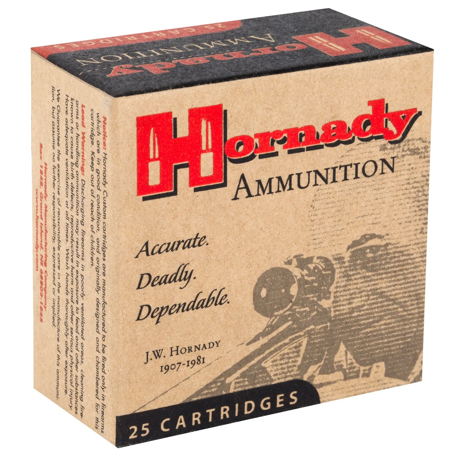 HRNDY 25ACP 35GR JHP/XTP 25/250 - American Ordnance