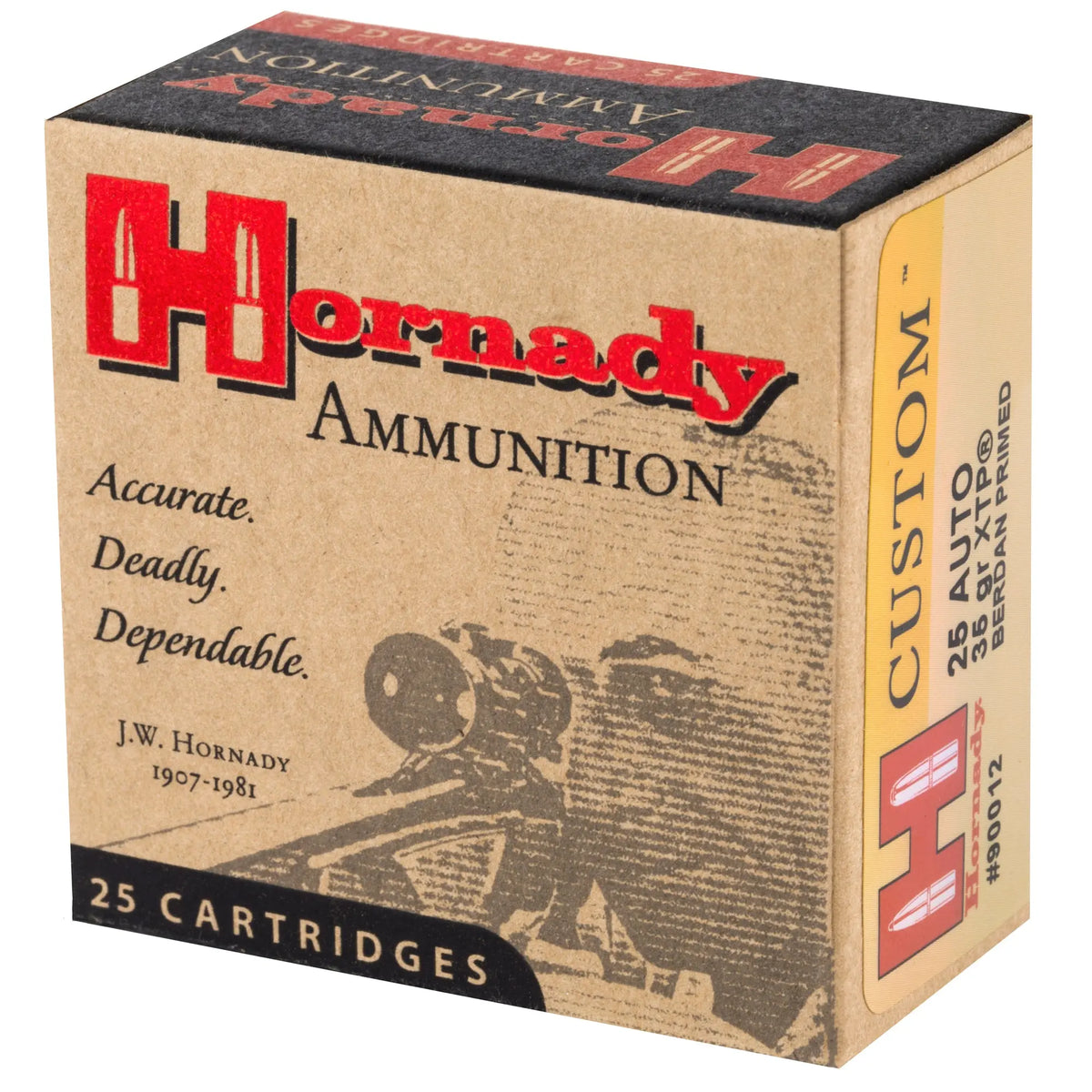HRNDY 25ACP 35GR JHP/XTP 25/250 - American Ordnance