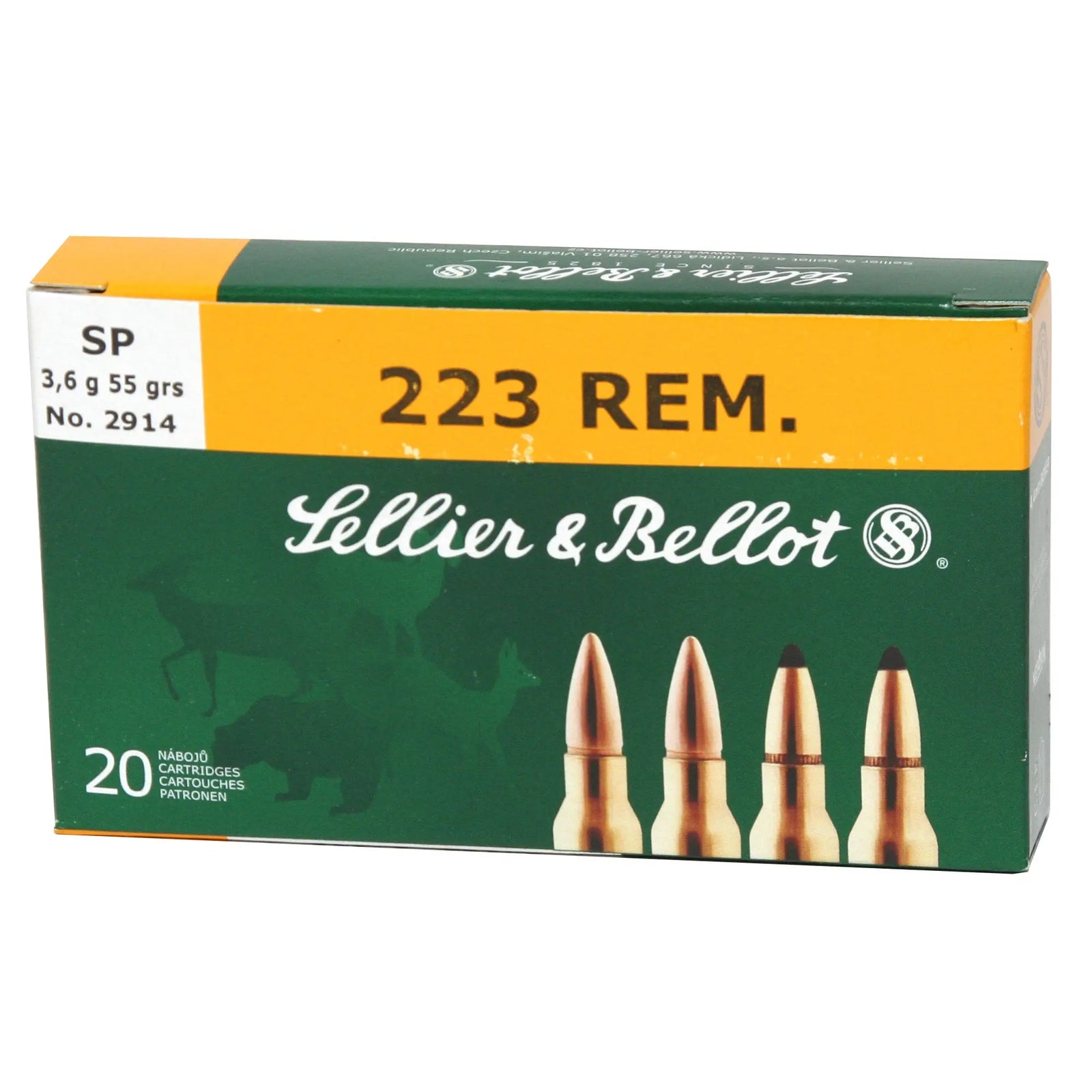 S&B 223REM 55GR SP 20/1000 - American Ordnance