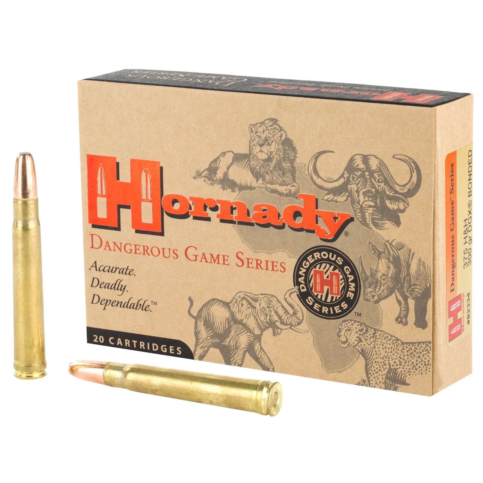 HRNDY DG 375H&H 300GR DGX BND 20/120 - American Ordnance