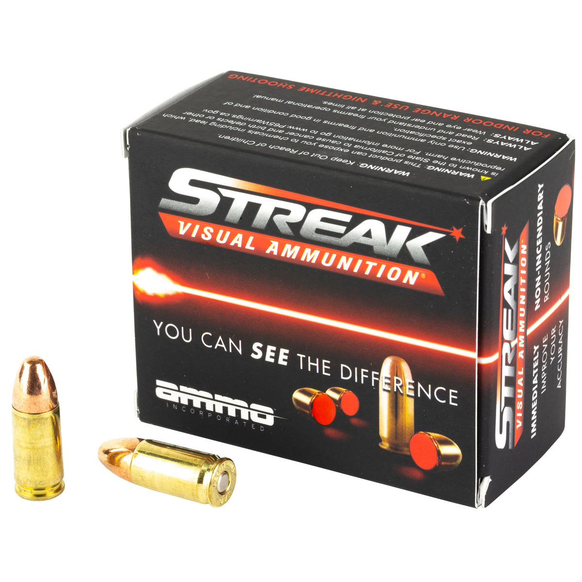 AMMO INC STREAK 9MM 124GR TMC 20RD