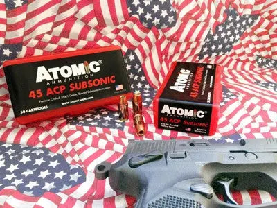 JHP 50RD 10BX/CSATOMIC 45 ACP 250GR SUBSONIC - American Ordnance