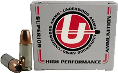 BONDED JHP 20RD 10BX/CSUNDERWOOD 9MM LUGER +P+ 124GR - American Ordnance