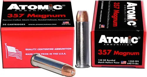 JHP 20RD 10BX/CSATOMIC 357 MAG 158GR BONDED - American Ordnance