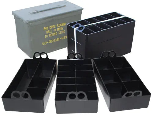 FITS ALL .50BMG AMMO CANSMTM AMMO CAN ORGANIZER 3-PACK - American Ordnance