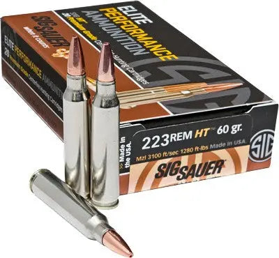 HUNTING 20RD 10BX/CSSIG 223 REM 60GR HT ELITE - American Ordnance