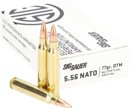 20RD 10BX/CSSIG 5.56X45 77GR ELITE OTM - American Ordnance