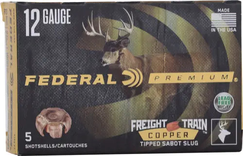 300GR SABOT 5RD 10BX/CSFEDERAL FREIGHT TRAIN 12GA 3" - American Ordnance