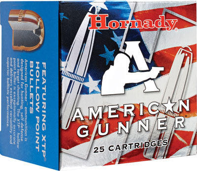LUGER +P 124GR XTP 25RD 10BX/CHORNADY AMERICAN GUNNER 9MM - American Ordnance